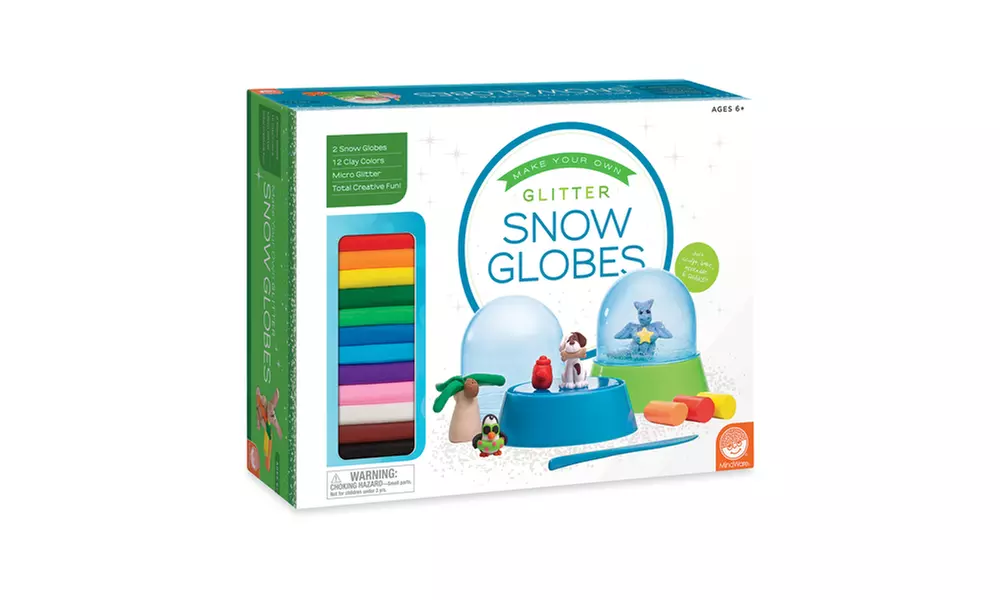 Make Your Own Glitter Snow Globes - Primary Image
