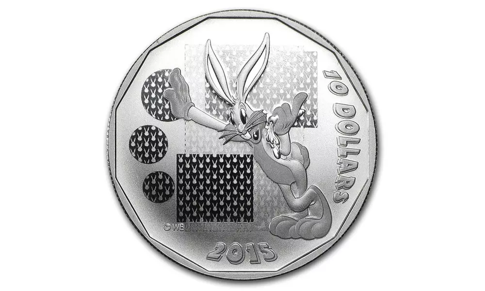 2015 Canada 1/2 oz Silver 10 Dollar Looney Tunes Bugs Bunny - Primary Image