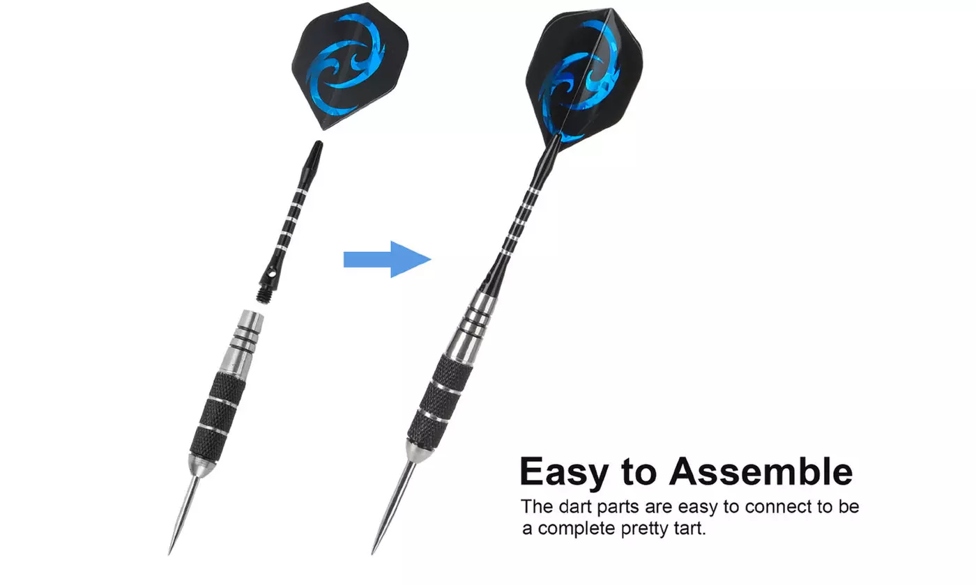 6-Pack Professioanl Premium Steel Tip Darts Set