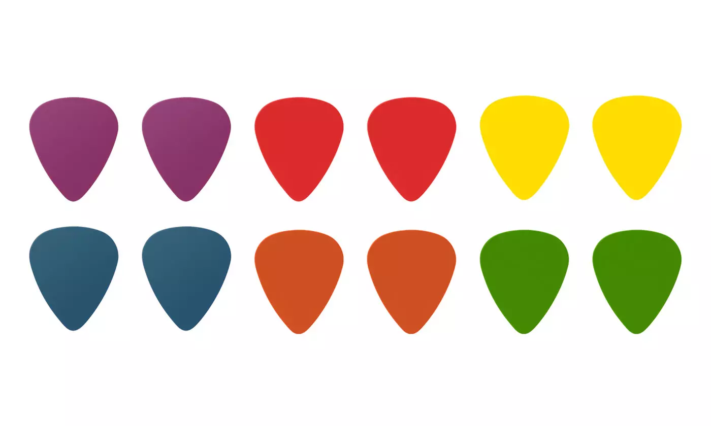iMounTEK Guitar Picks Standard Acoustic Electric Plectrums Guitar Picks  (12pcs) - Primary Image