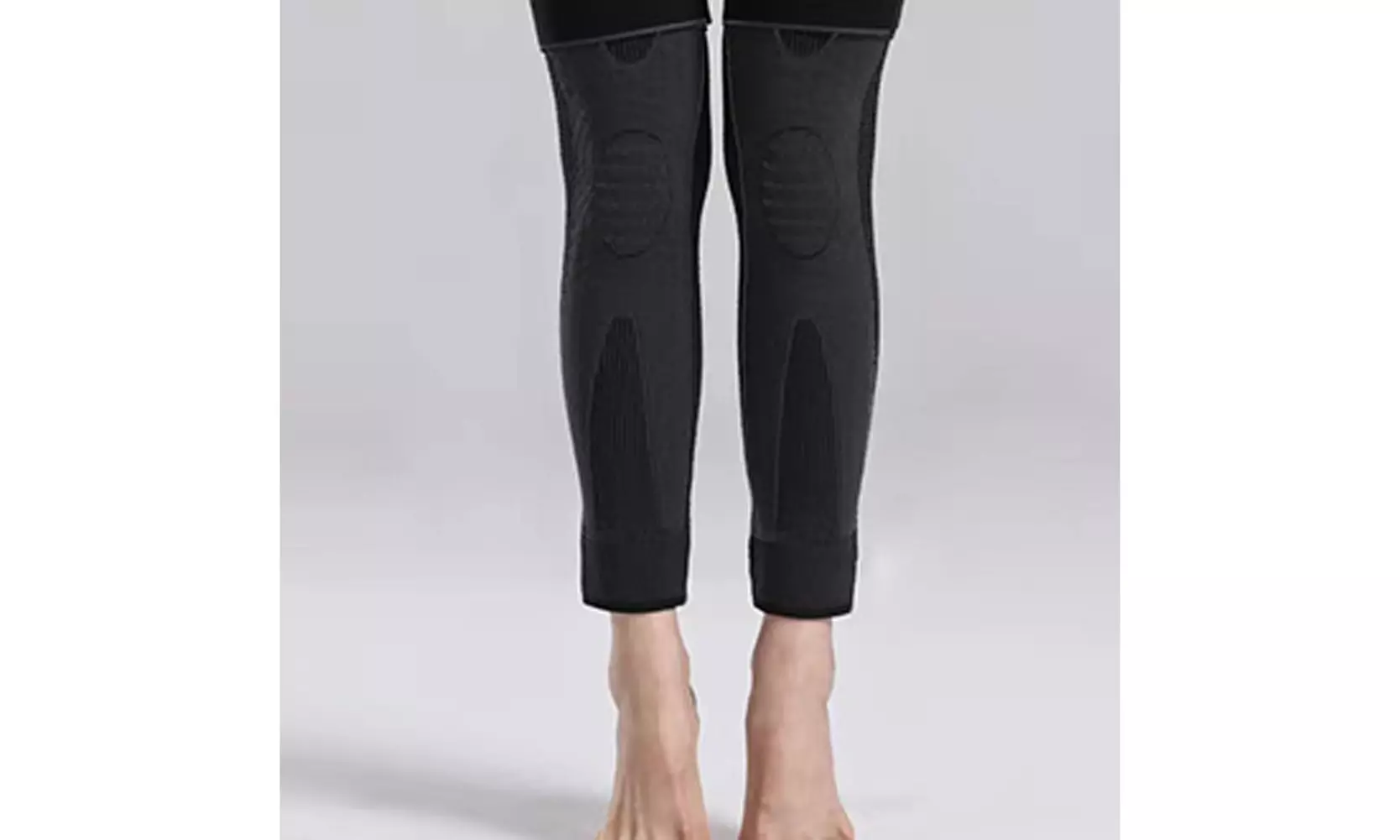 US 1-2 Pcs Full Leg Compression Sleeves Long Knee Braces Support Protector Sport
