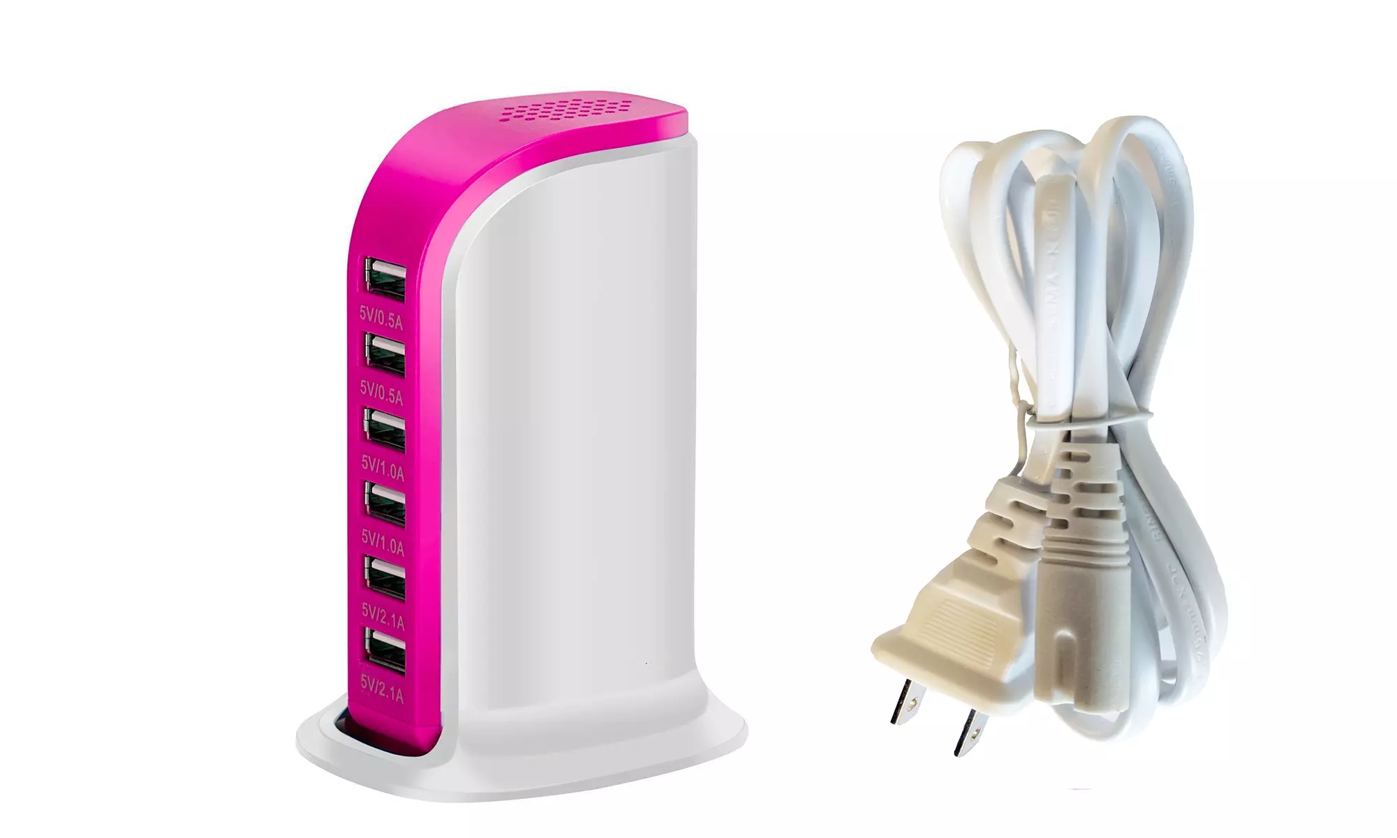 Zummy 30W Multi 6 Port USB Charger Rapid Charging Station Desktop Hub
