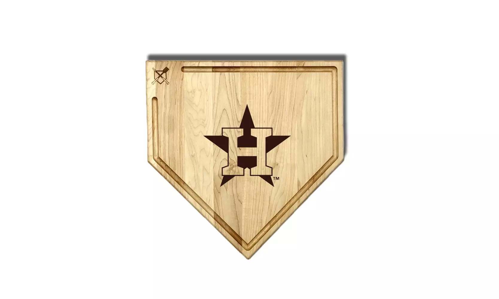 MLB 12-Inch or 17-inch Wooden Home Plate Cutting Board