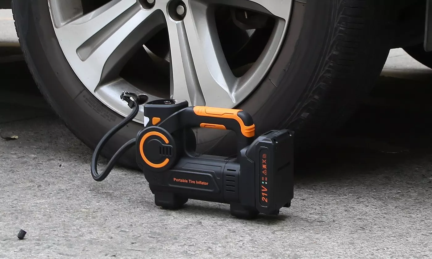 iMounTEK 12V DC 150PSI Tire Inflator with LCD Display & Auto Shut-Off