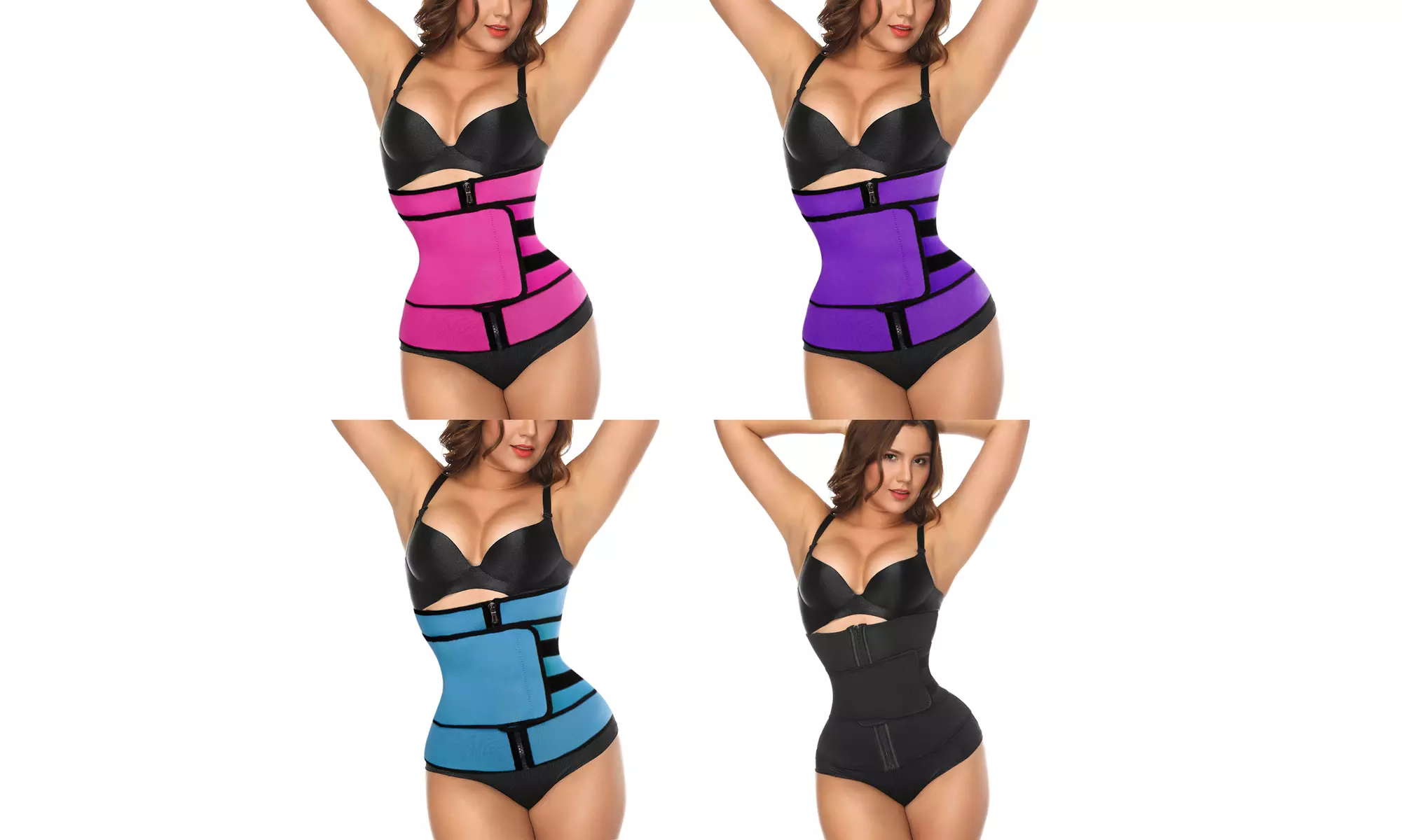 Women Waist Cincher Body Shaper Abdominal Slimming Belt Tummy Trimmer Shapewear - Primary Image
