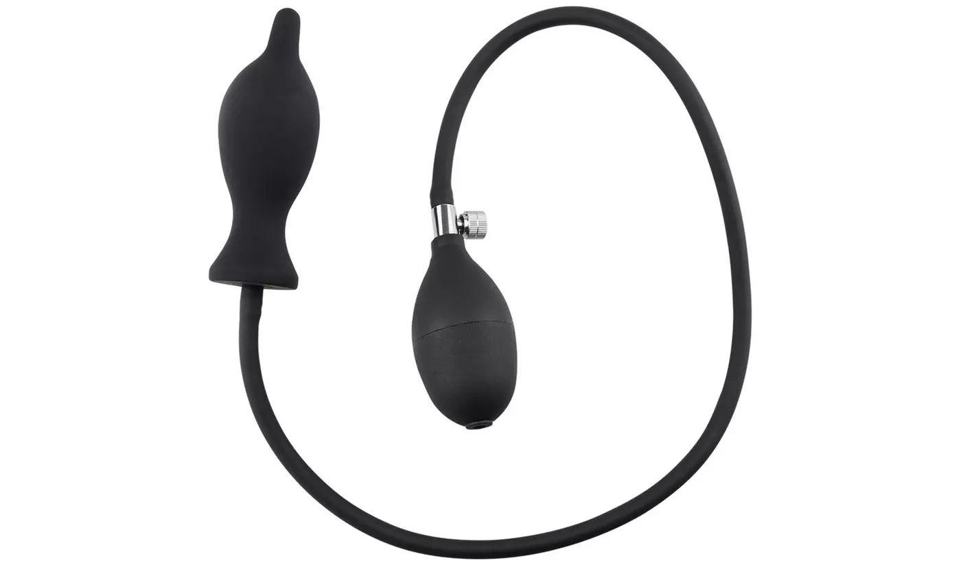 Inflatable Anal Plug with Pump Expandable Plugs Mssager - Primary Image