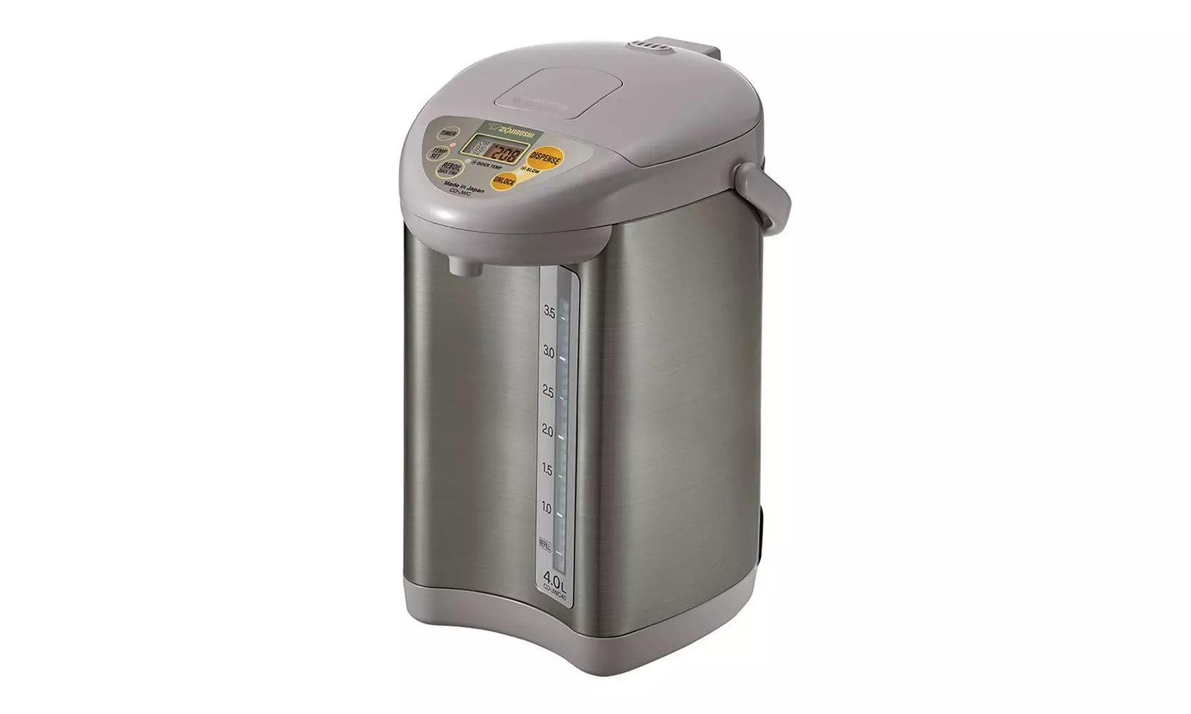 Zojirushi CD-JWC40HS Micom Water Boiler & Warmer, Silver Gray - Primary Image