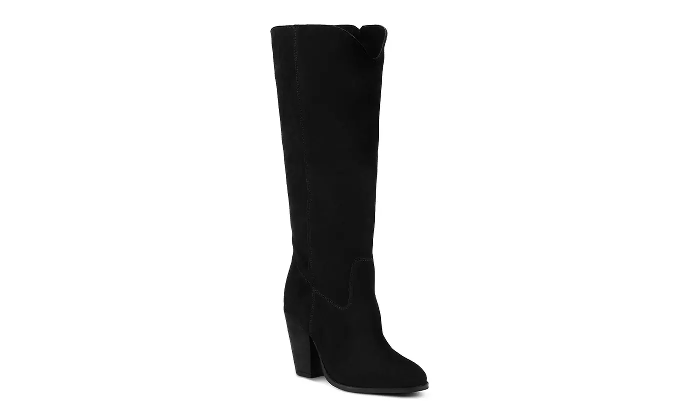 Rag & Co Great-Storm Leather Cowboy Boots