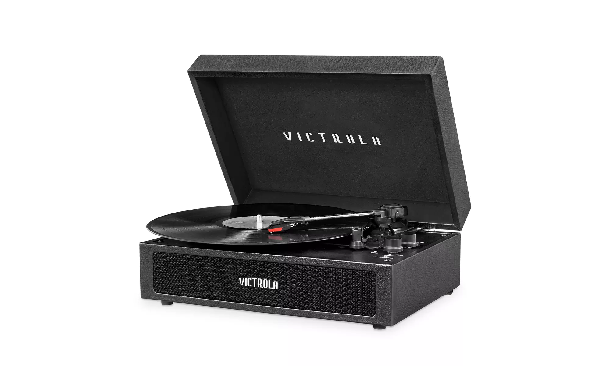 Victrola Parker Bluetooth Suitcase Record Player with 3-speed Turntable - Primary Image