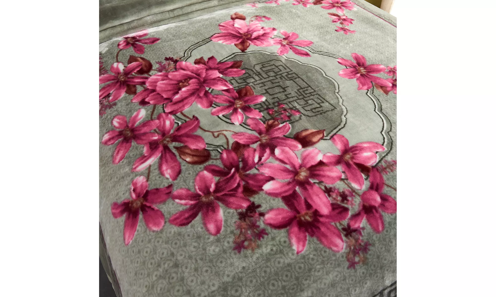 JML Heavy Fleece Blanket,2 Ply Printed Bed Blanket For King Size,85"x93",10Lb