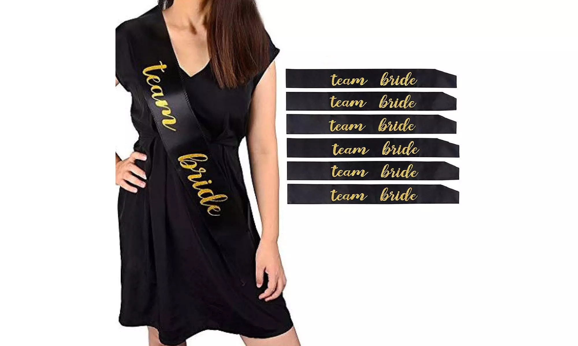 Bridal Shower Decorations and Games: Bachelorette Gifts 6 TEAM BRIDE Banner - Primary Image