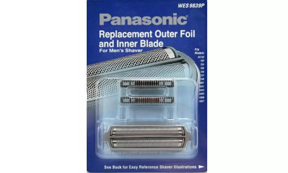 Panasonic WES9839P Replacement Stainless Steel Mens Wet-Dry Shaver Outer Foil an - Second Medium