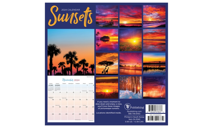 January 2024December 2024 Mini Wall Calendar Groupon