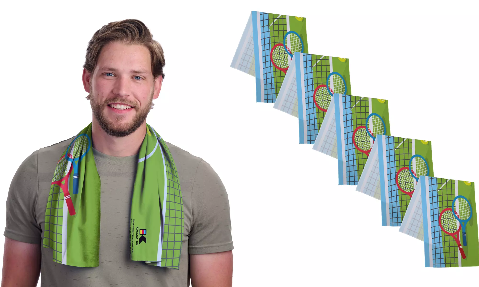 KOOLGATOR Dual Purpose SPF 30 Cooling Towel