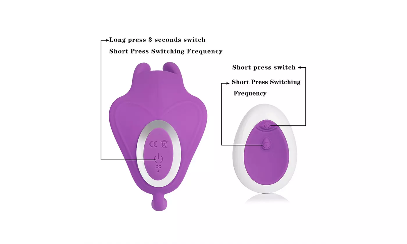 Wireless Remote Control Wearable Butterfly Panty Vibrator Stimulator