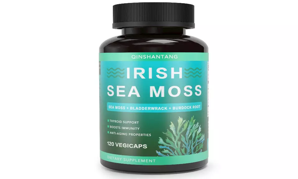  Irish Sea Moss Burdock Root And Bladderwrack 120 Capsules - Primary Image