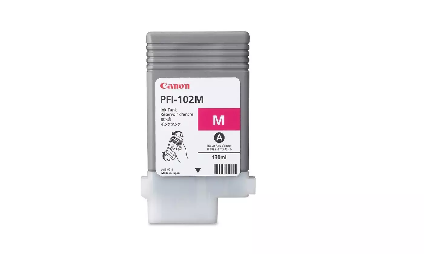 Canon 0897B001AA Magenta Ink Tank For image PROGRAF iPF500 iPF600 iPF700 Printer - Primary Image