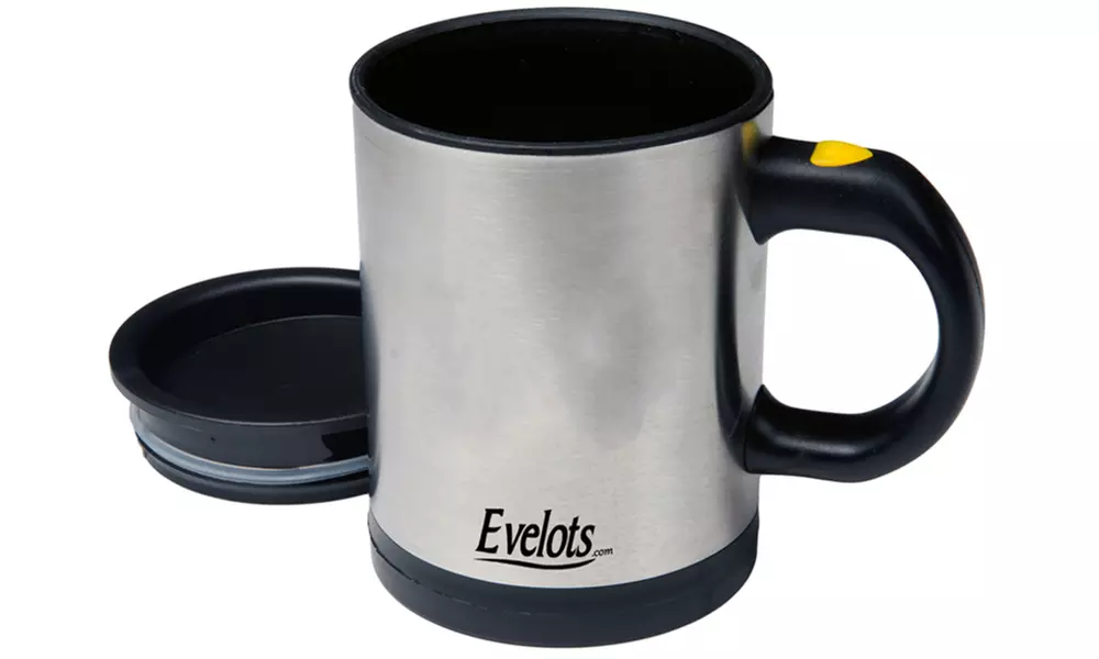 Evelots Self-Stirring Battery-Operated 12Oz. Mug - Primary Image