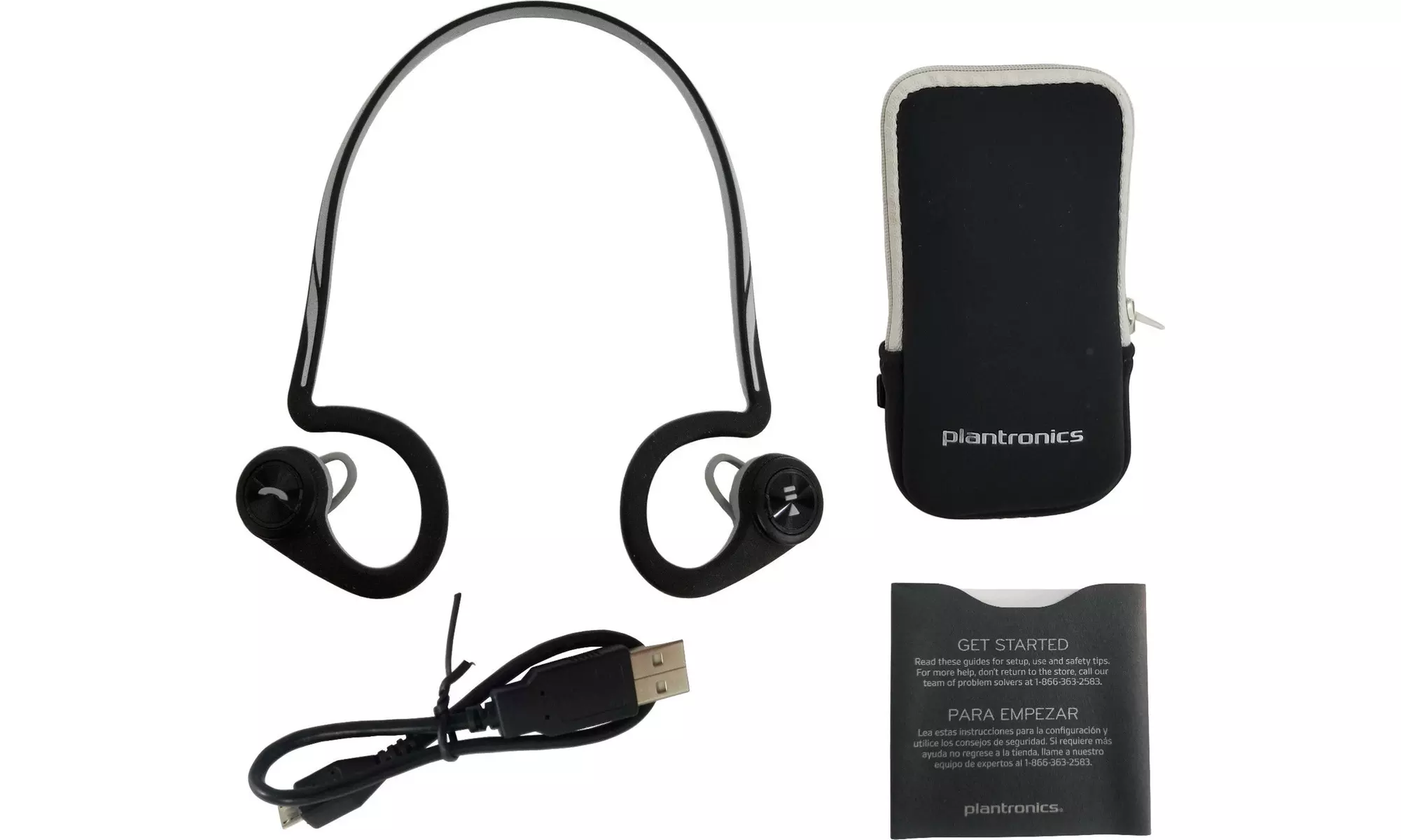 Plantronics BackBeat Fit Bluetooth Wireless Waterproof Headphones - Second Medium