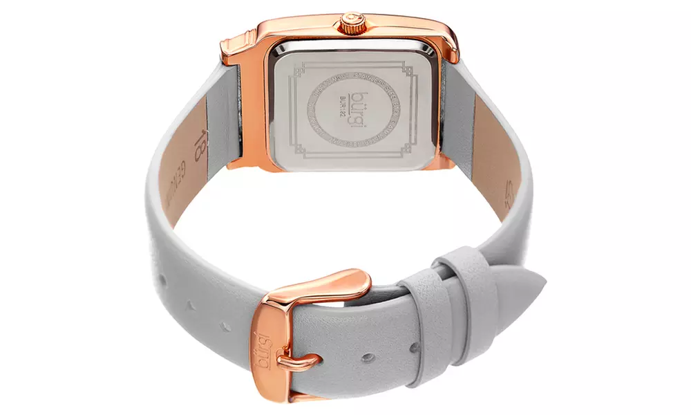 Woman's Burgi Genuine Diamond Watch Collection