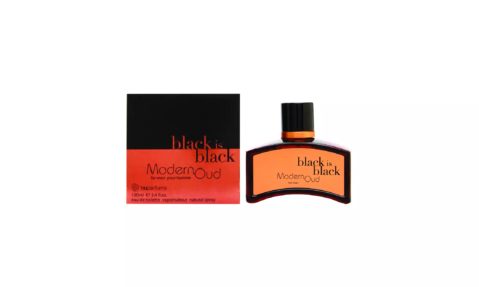 Black is Black Modern Oud by Nuparfums Edt 3.4oz/100ml Spray Men New - Primary Image
