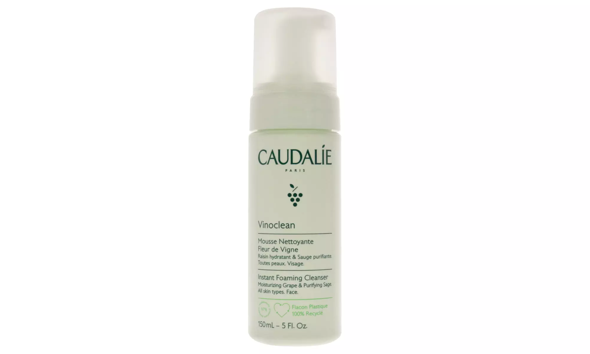 Caudalie Instant Foaming Cleanser for Unisex 5 oz Foam - Primary Image
