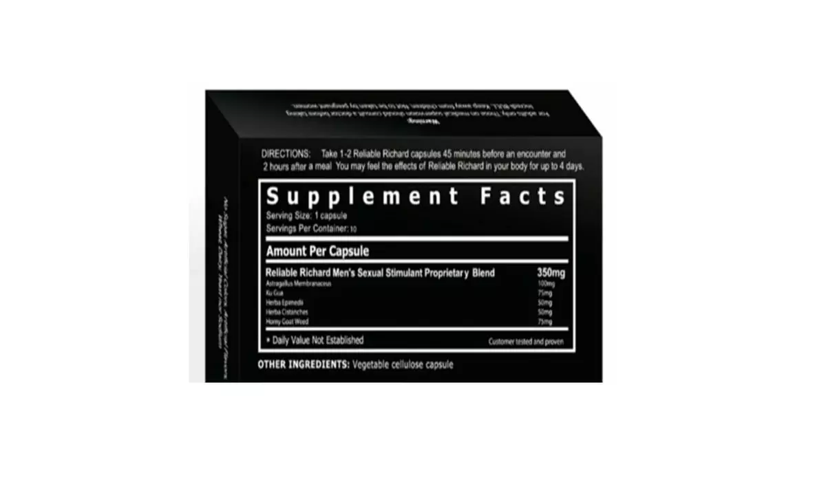 Best Male Enhancement Pills Reliable Richard Extreme Male Enhancement - Second Medium