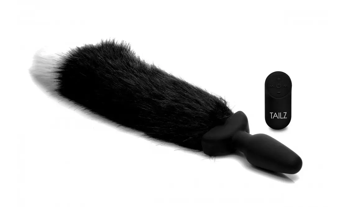 Remote Control Wagging Fox Tail Anal Plug - Primary Image