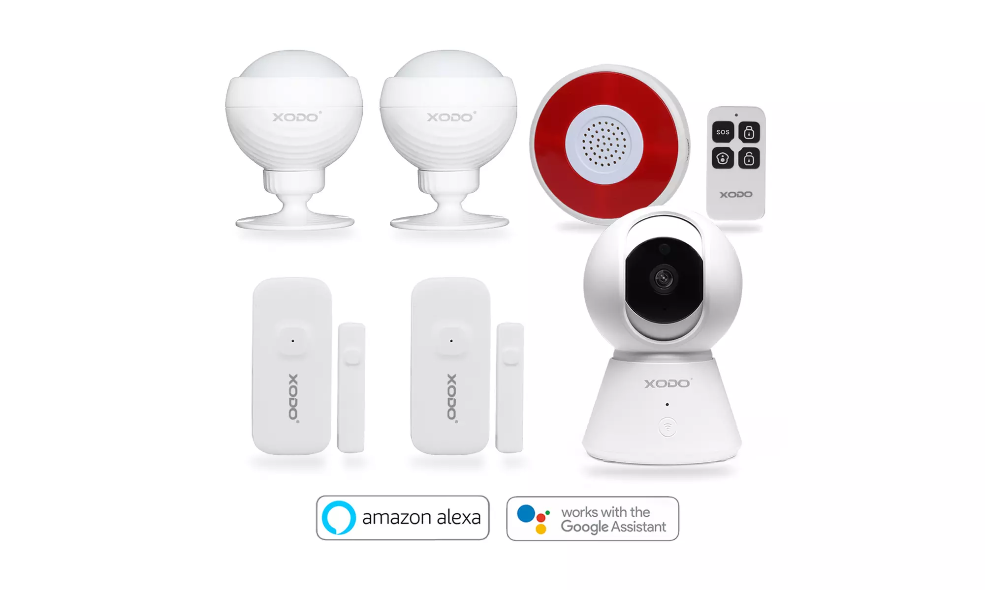 XODO PK1 WiFi 1080p Camera Smart Home Kit Motion Sensor Door Sensor - Primary Image