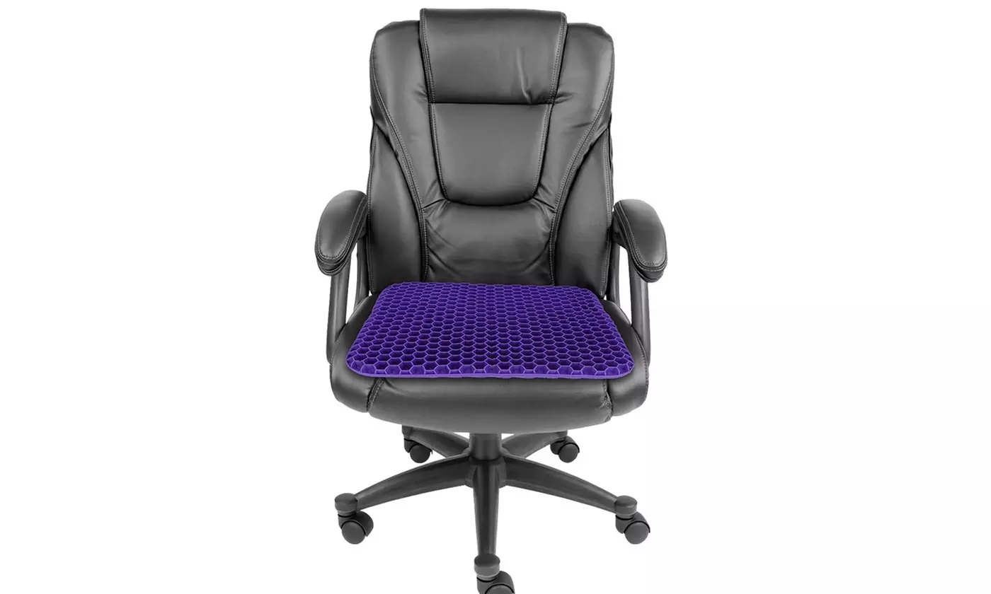 iMounTEK Honeycomb Gel Support Seat Cushion Breathable Egg Seat Pad w/ Cover