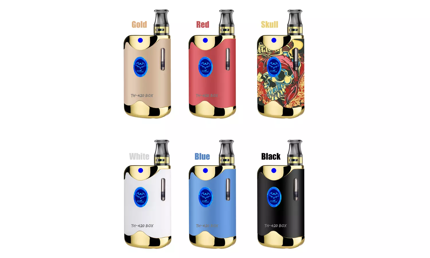 Vape Pen Battery Mod for Oil and CBD Cartridges by Kangvape TH420- II Box - Primary Image