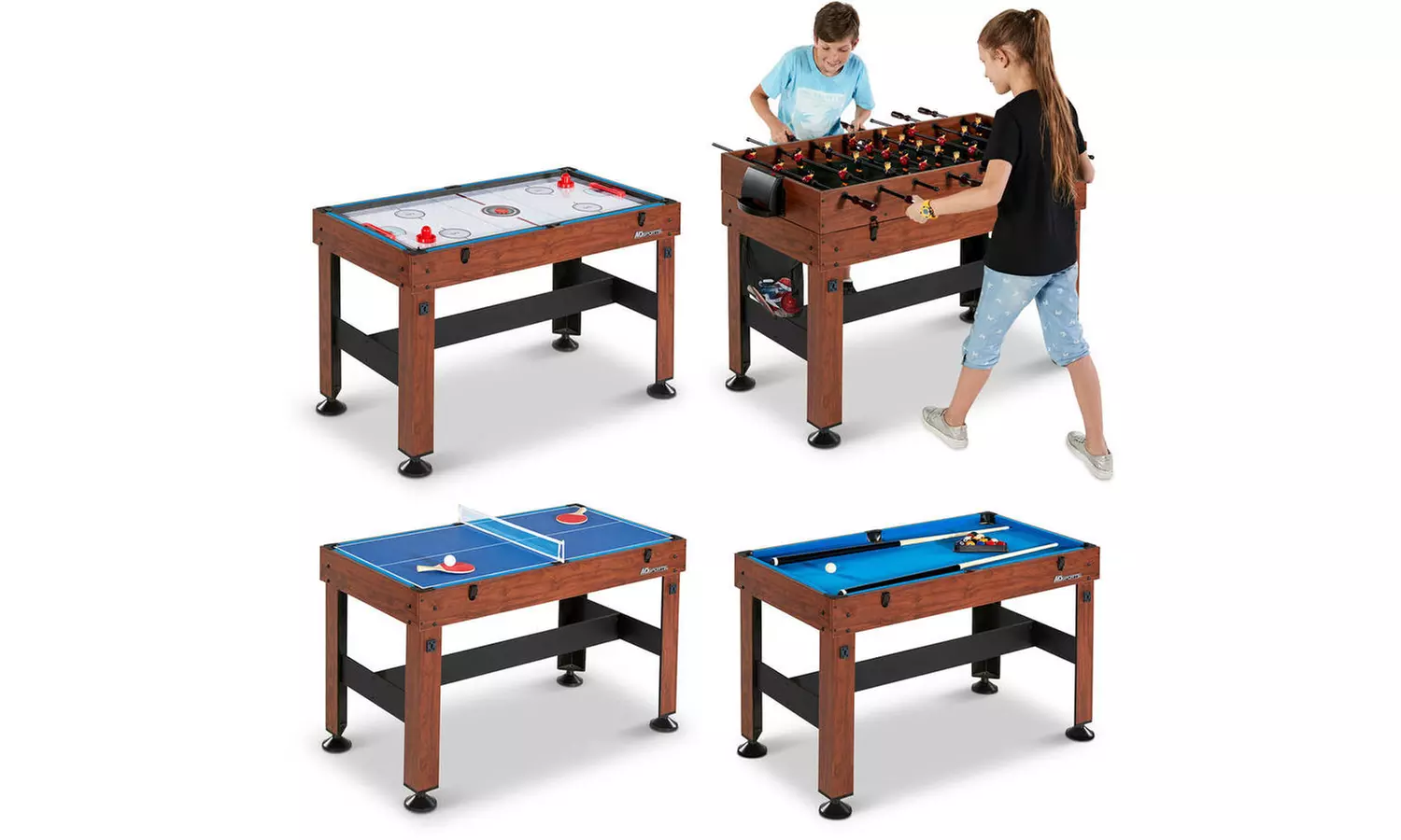 MD Sports 54 Inch 4-in-1 Combo Game Table - Primary Image