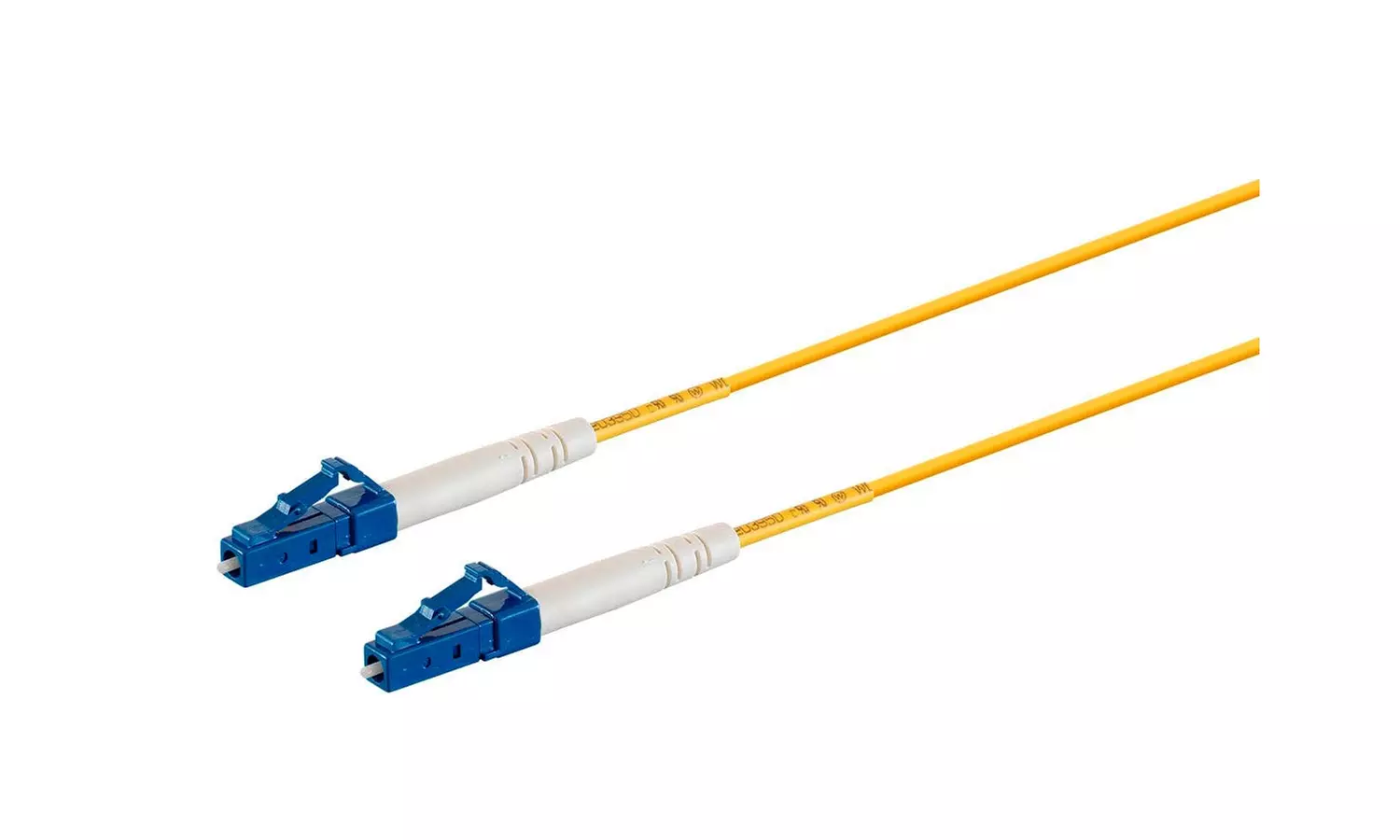 Monoprice Fiber Optic Cable - LC/UPC-LC/UPC, G657A1, Simplex, 2mm, PVC, 5m - Primary Image