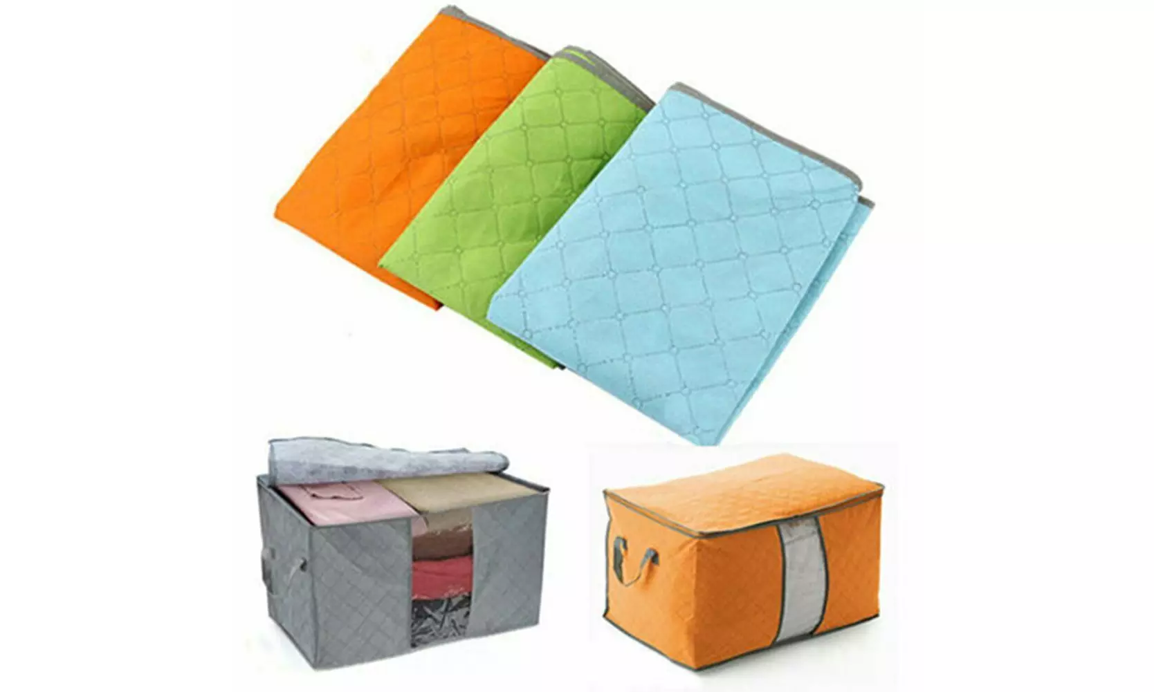 Anti Dust Large Storage Bag Clothes Quilt Blanket Storage Sort Home Organizer