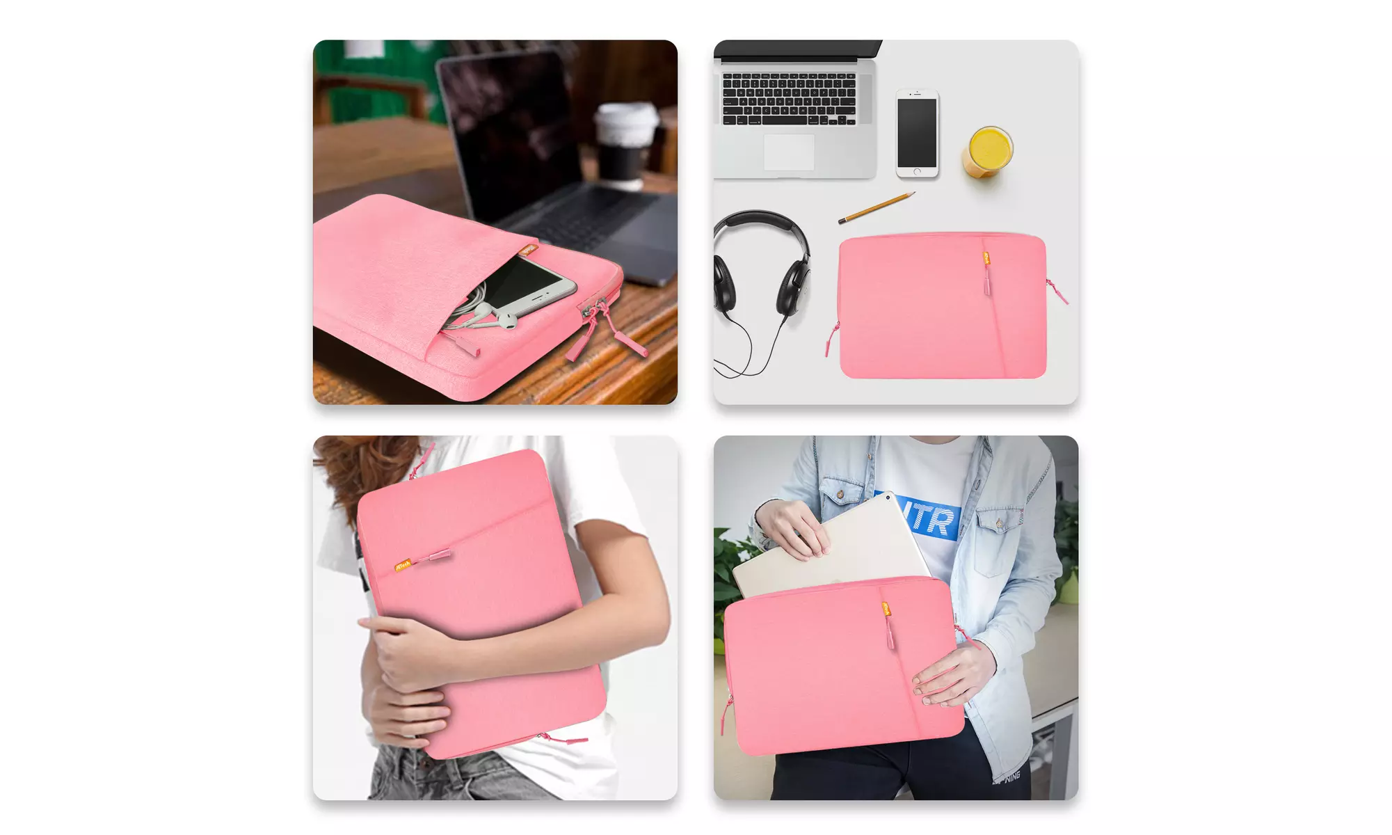 JETech Laptop Sleeve for 11.2/13.3/15.4-Inch Notebook, Tablet, or iPad