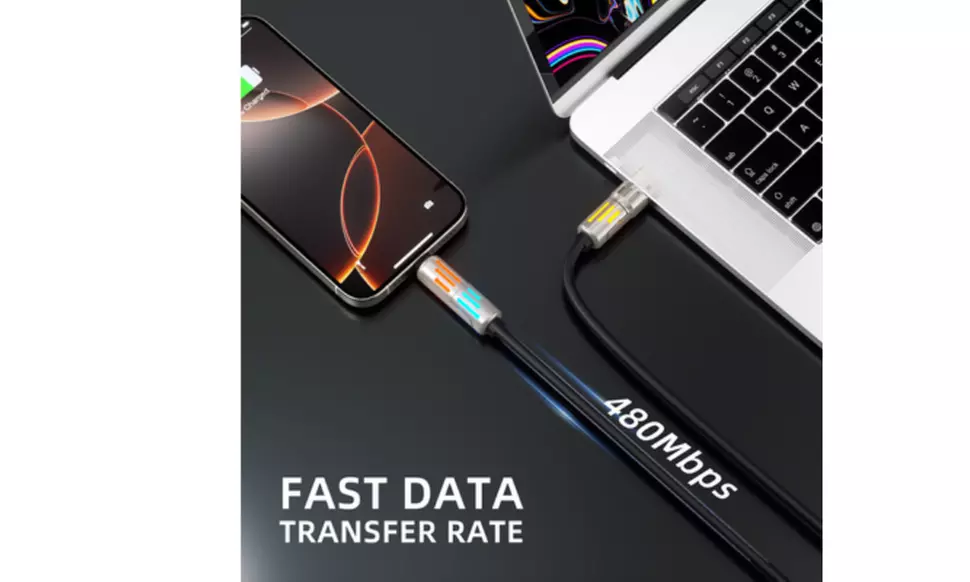 4-in-1 240W SuperFast Charging Cable LaptopCharging High Speed Cable