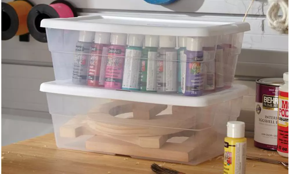 Stackable Shoe Storage Box or Storage Bin (12-Pack) - Second Medium