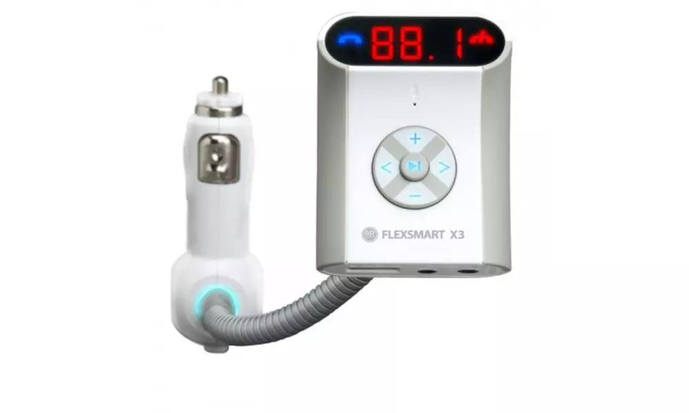 GOgroove FlexSMART X3 Premium In-Car Bluetooth FM Transmitter - Second Medium