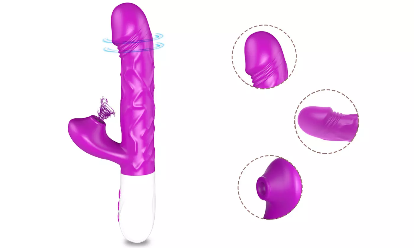 Ultimate Pleasure: 2 in 1 Rabbit Vibrator & Clitoral Suction-The Hottest Sex Toy
