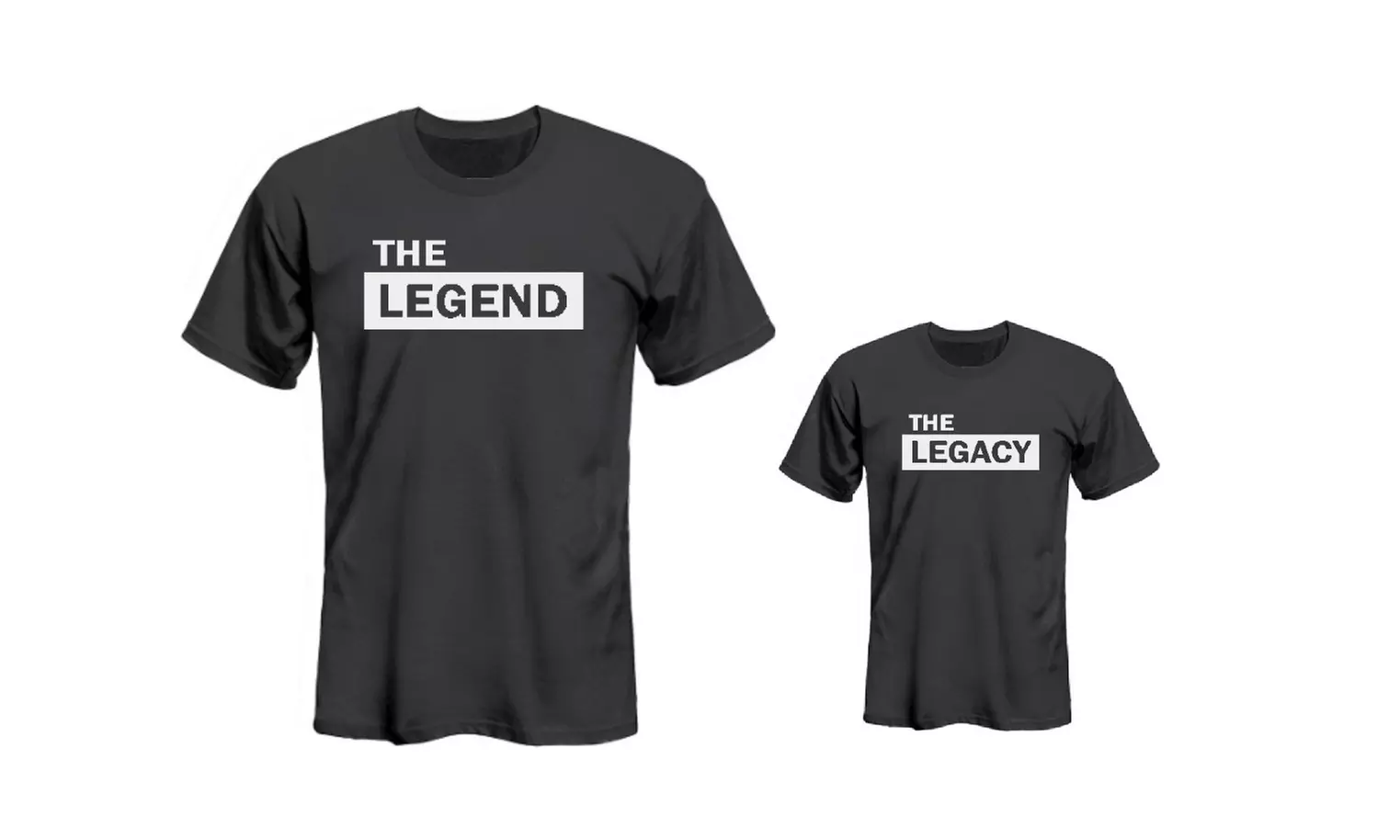 Legend Legacy Father Son Matching T-shirts  Great Father's Day Gift - Primary Image