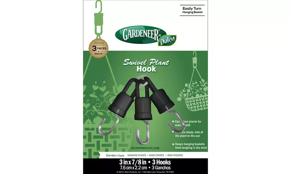 Swivel Plant Hook Set (3-Pack) - Primary Image