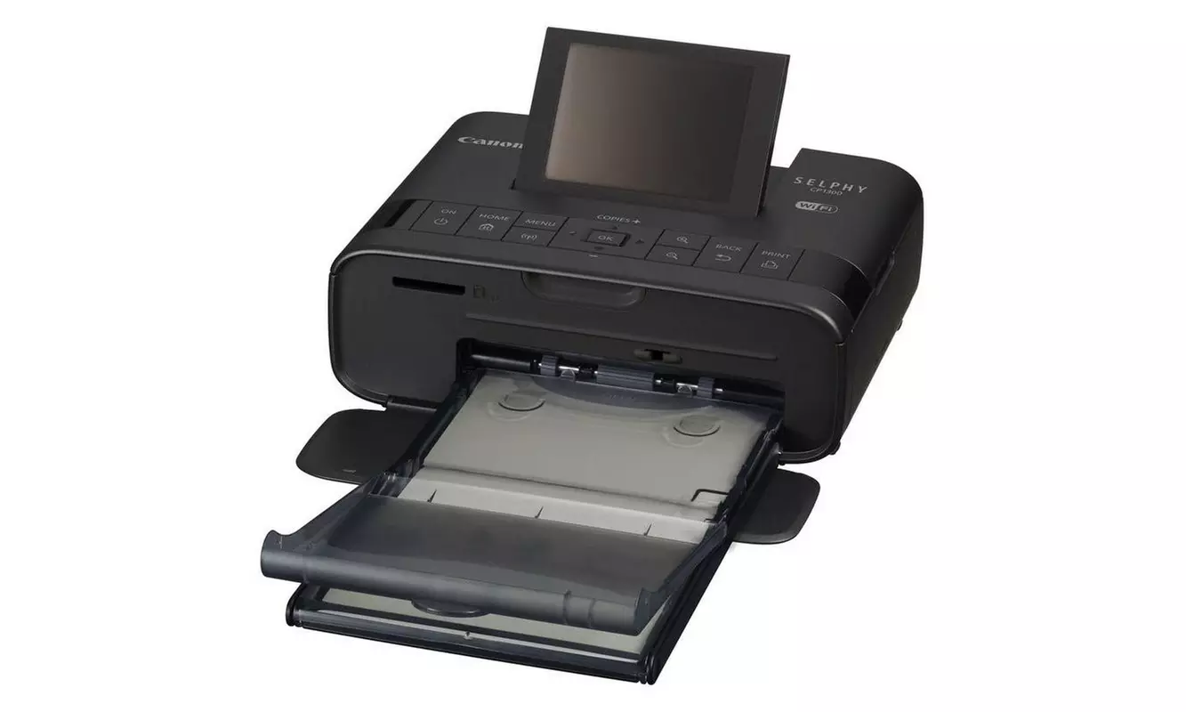 Canon SELPHY CP1300 Wireless Compact Photo Printer - Black - Second Medium