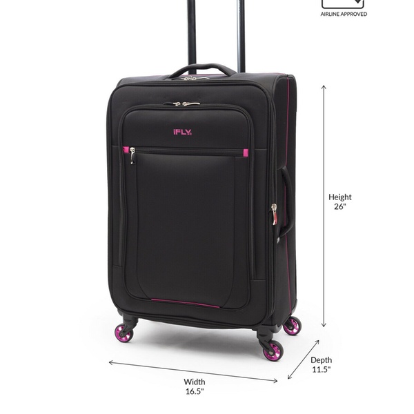 ifly luggage purple