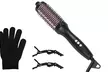Laromni 3-in-1 Thermal Brush Hair Curler and Straightener with 10 Heat Settings - Second Medium