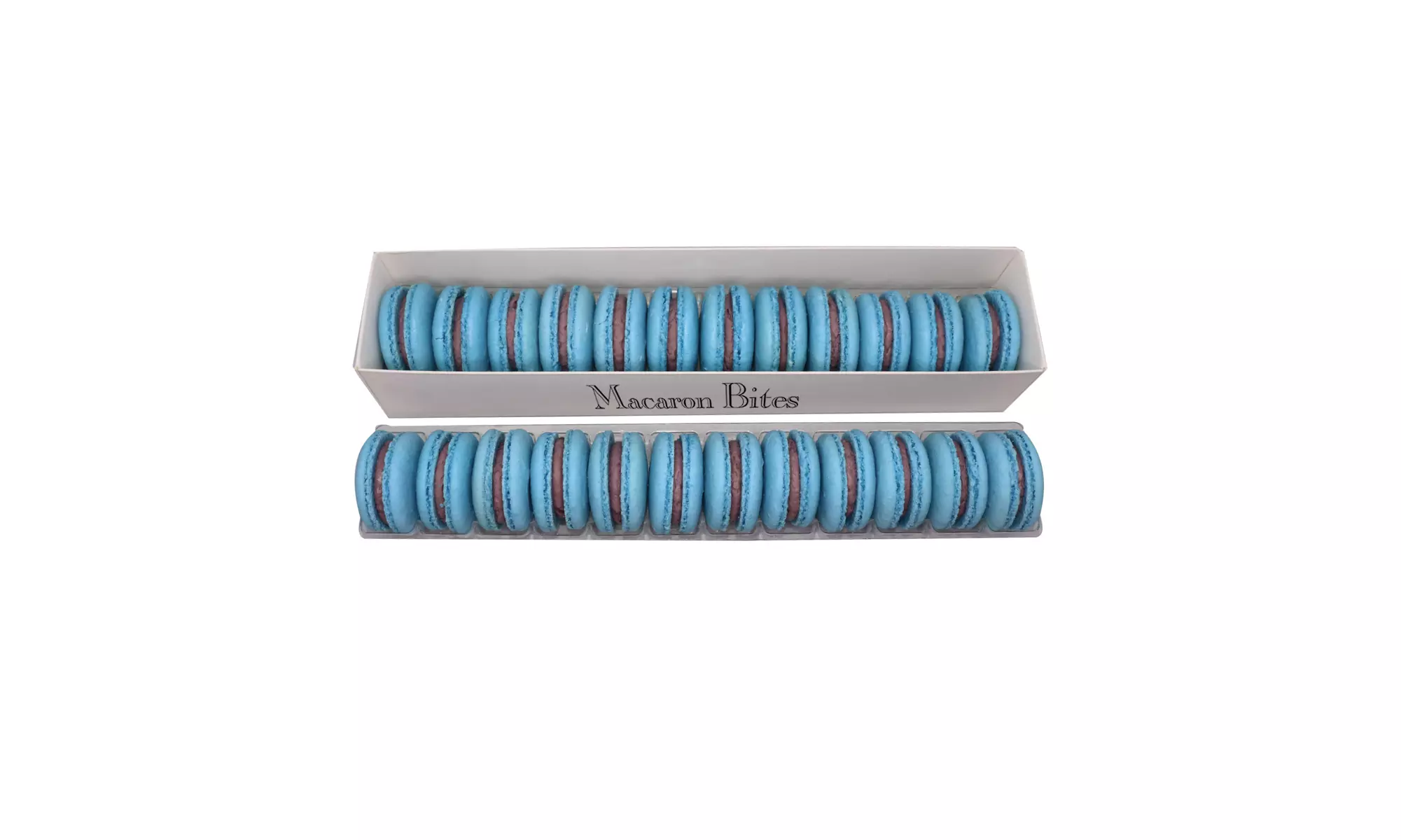 French Macarons - Macaron Bites Blueberry Macarons, 24 Count - Primary Image