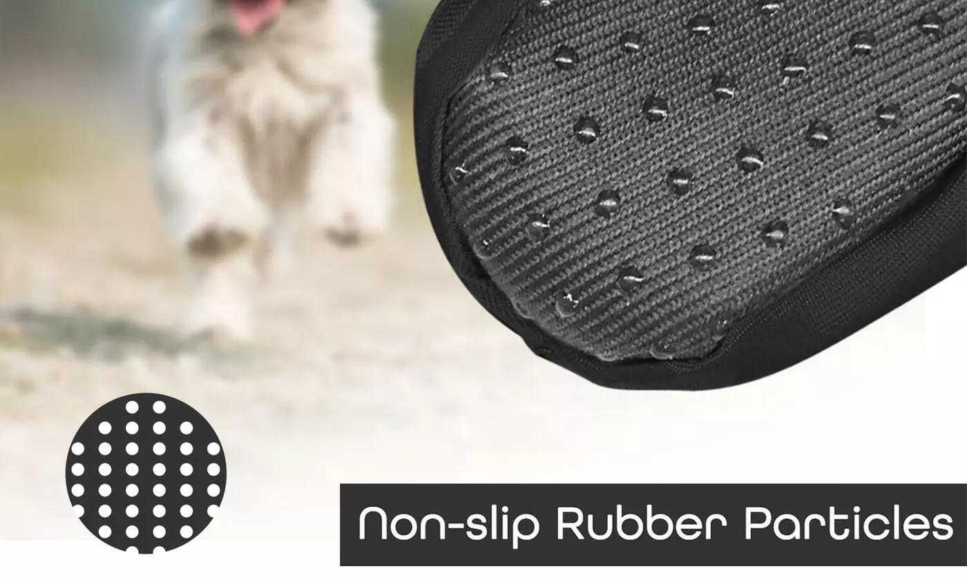 4Pcs Dog Boots Shoes Anti Slip Waterproof Puppy Rain Pet Cat Socks