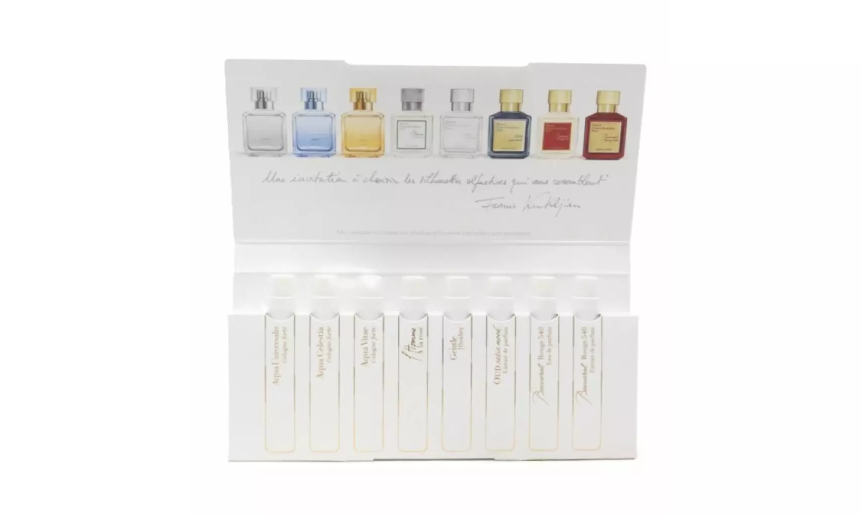Maison Francis Kurkdjian The Fragrance Wardrobe Unisex 8 Piece Mini Gift Set 