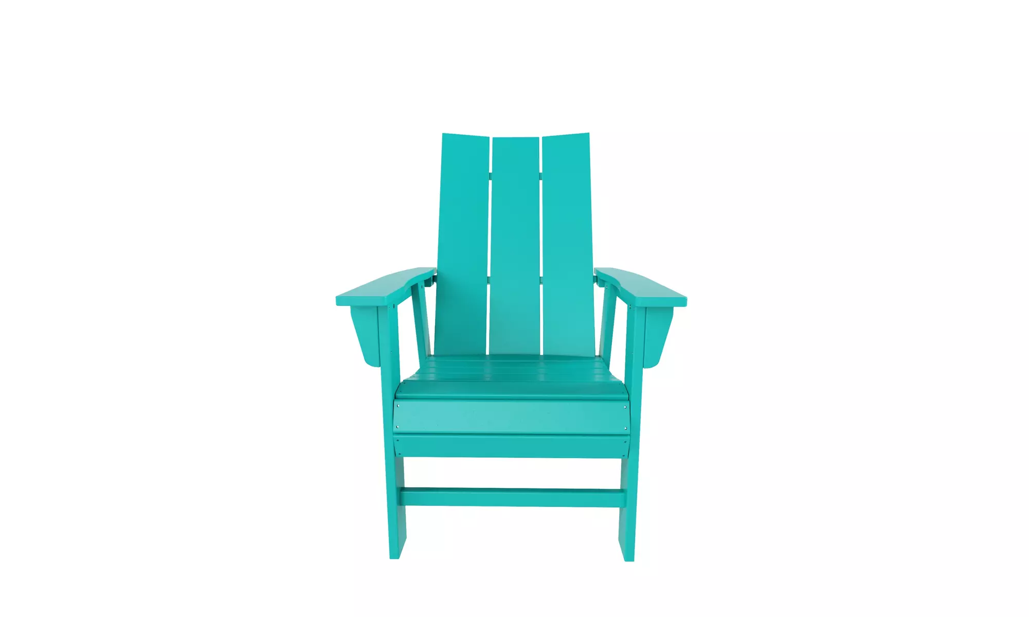WestinTrends Ashore Outdoor Patio HDPE Modern Adirondack Dining Chair
