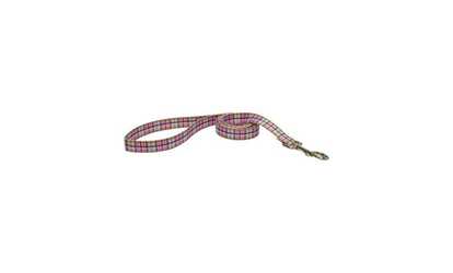 Yellow Dog Design TP106LD Tartan Pink Lead - 1 in. x 60 in.