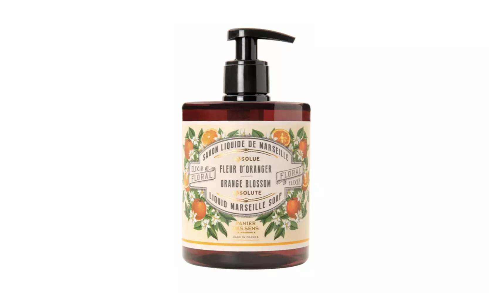 Panier des Sens Orange Blossom Liquid Marseille soap 16.9 fl oz 500mL - Primary Image